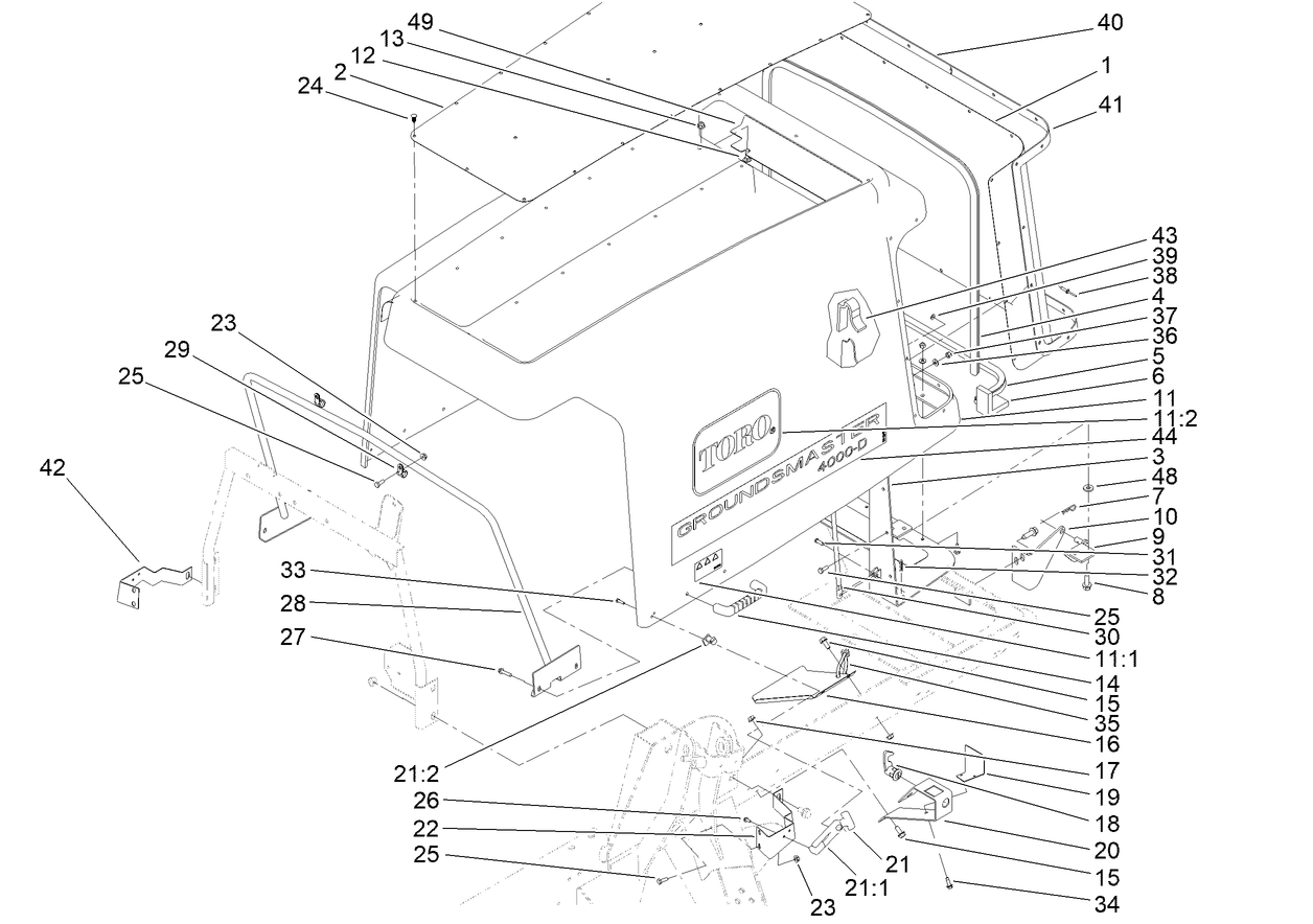 Hood and Screen Assembly