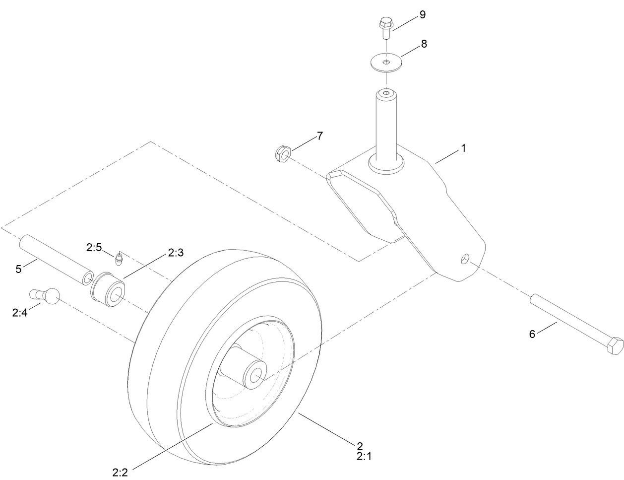 Tire and Caster Assembly