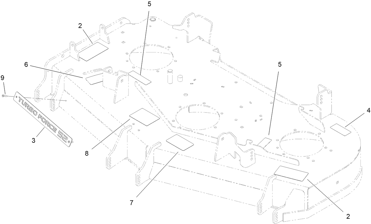 Deck and Decal Assembly No. 145-1562