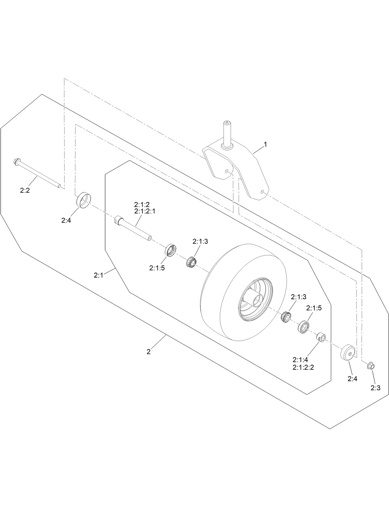 Caster and Wheel Assembly