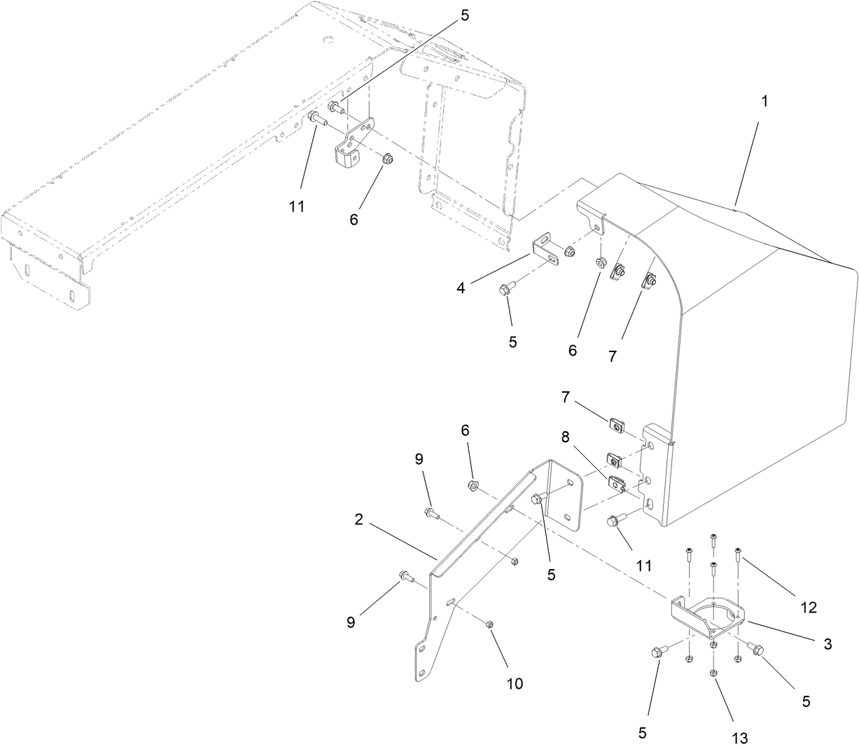 Left Console Assembly