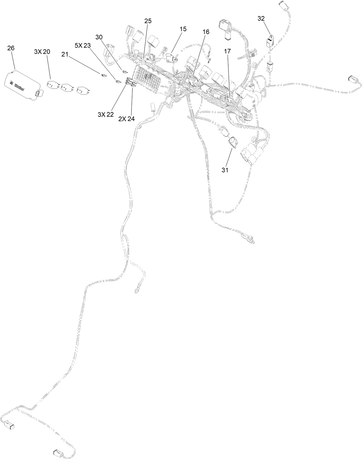Wire Harness Assembly No. 122-2857
