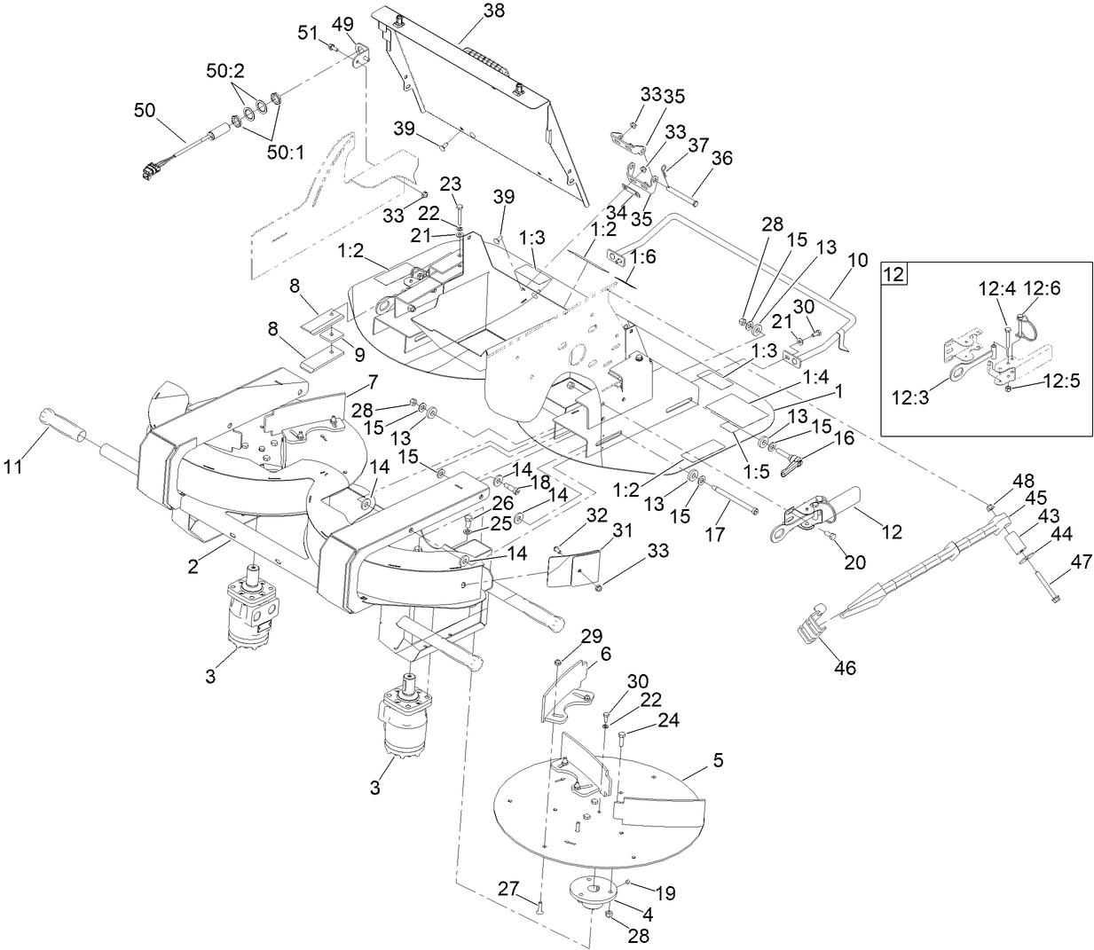 Twin Spinner Interlock Assembly