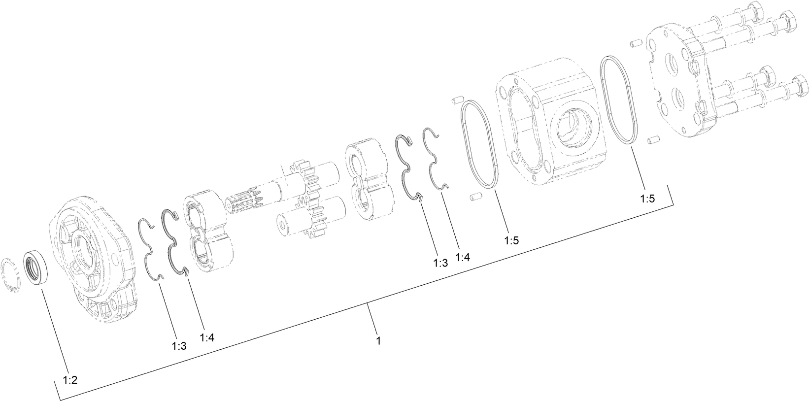 Hydraulic Pump Assembly No. 140-3048