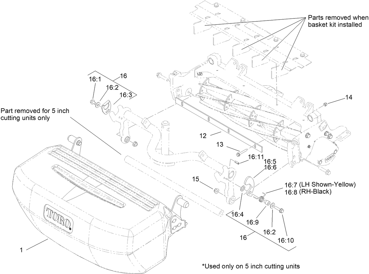 Grass Basket Kit Assembly