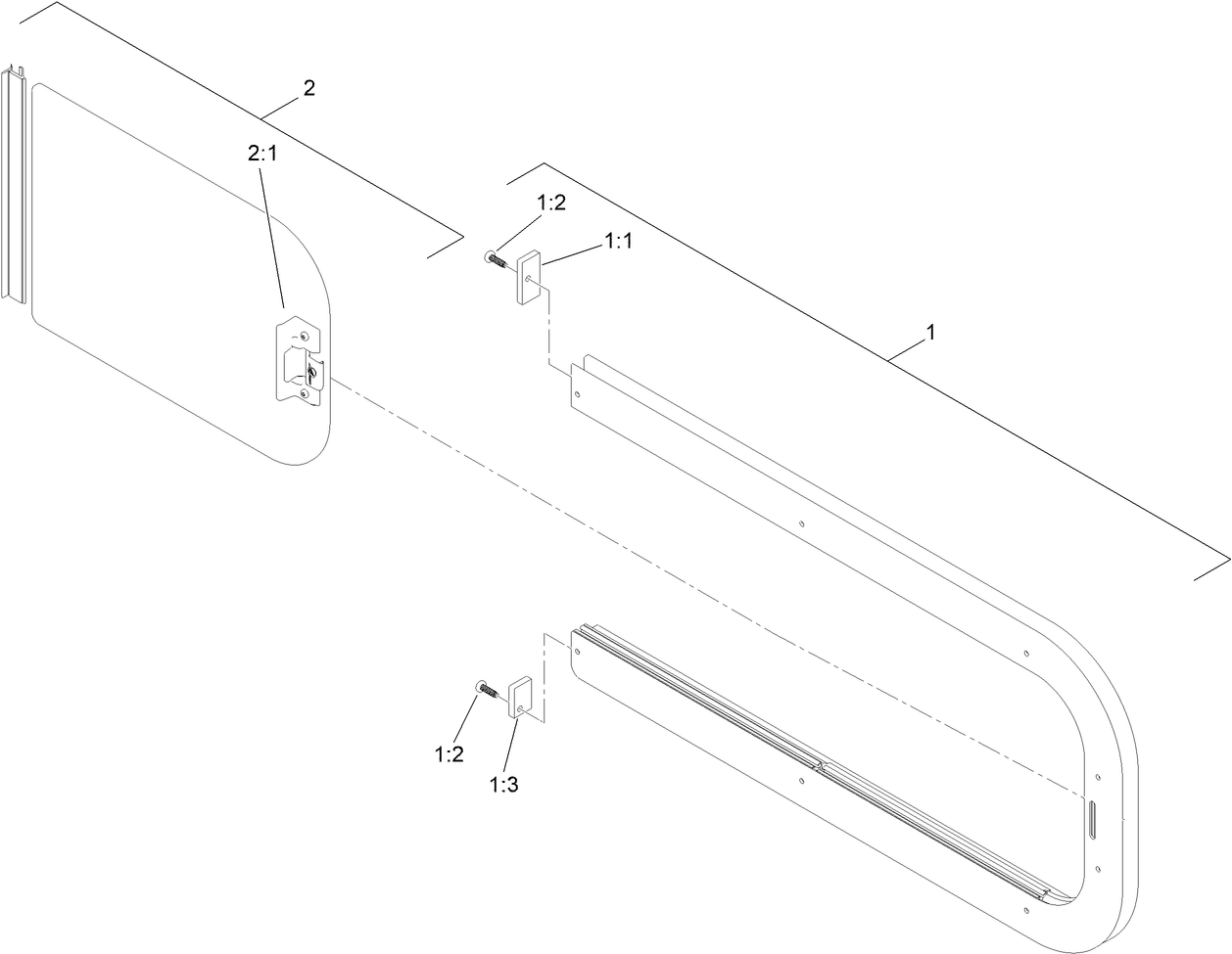 Sliding Window Assembly No. 145-7613SP
