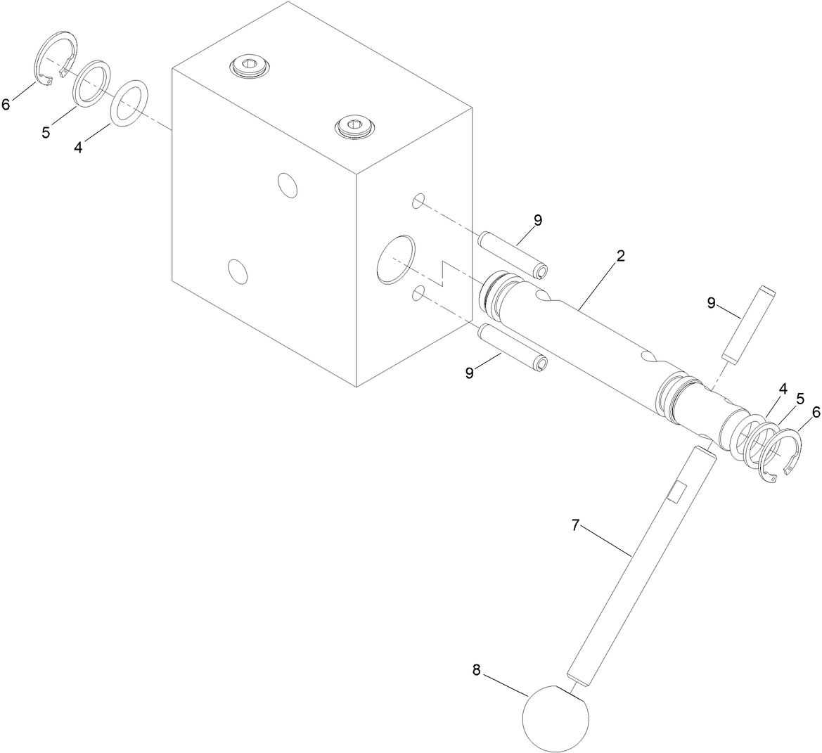 Control Selector Valve Assembly No. 127-6557