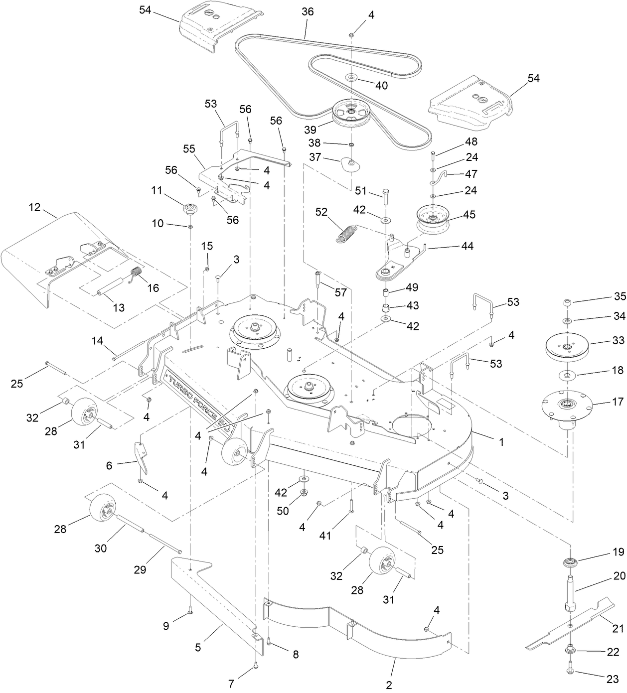 60 Inch Deck Assembly