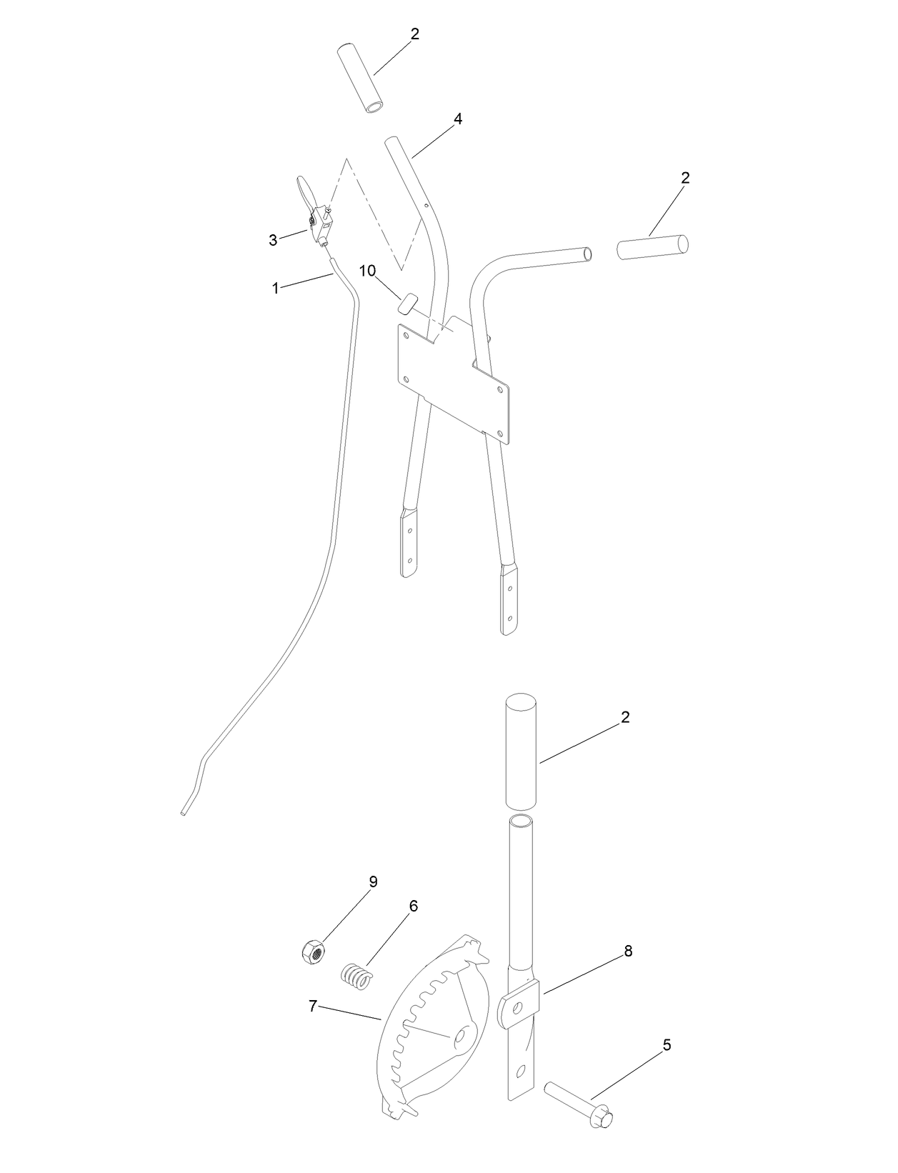 Handles and Controls Assembly