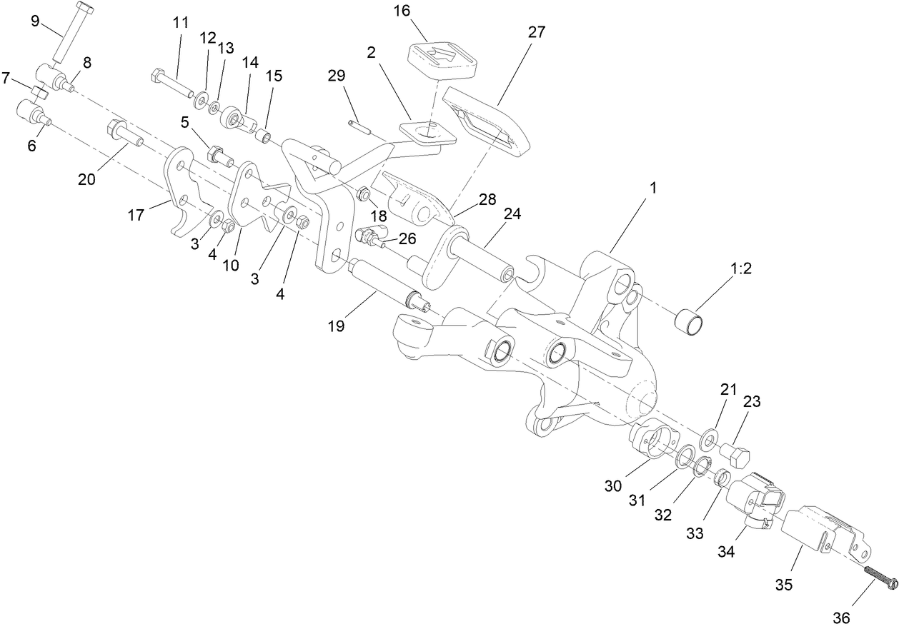 Right Hand Support Platform Assembly