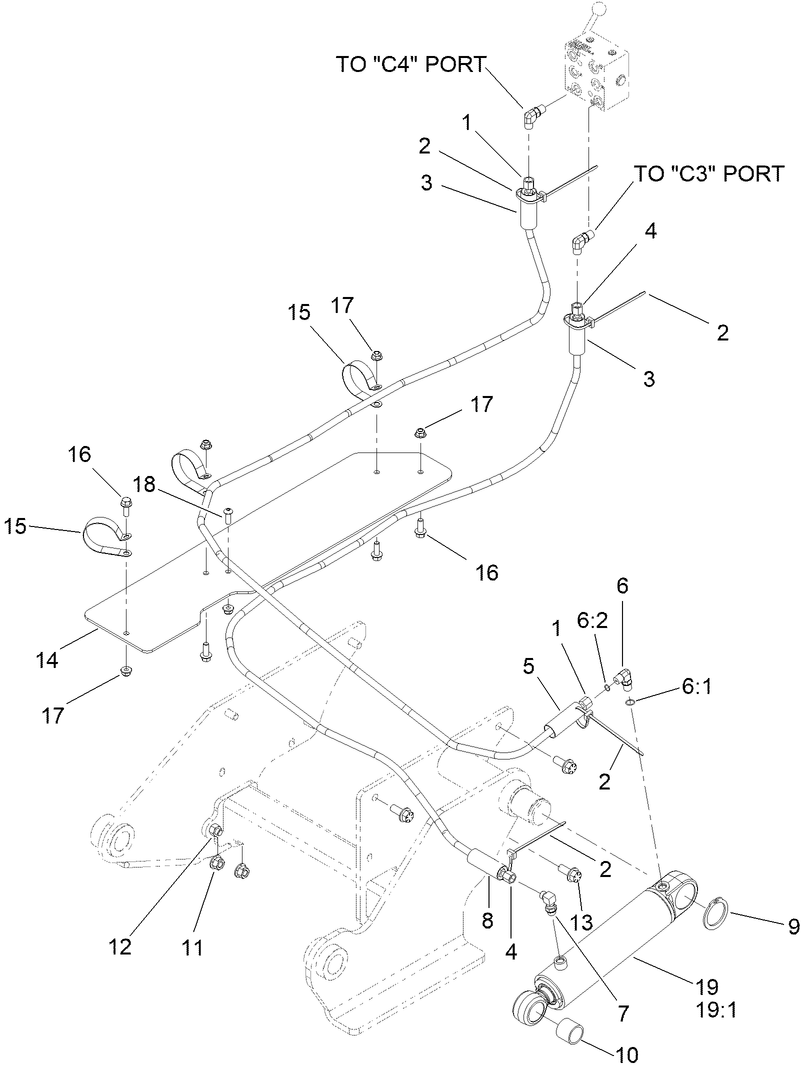 Cylinder Mount Hydraulic Assembly