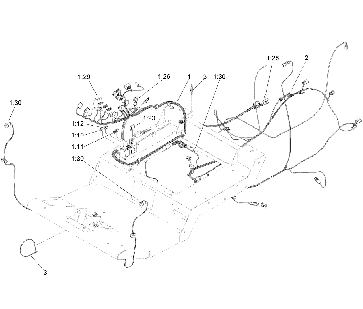 Platform Wire Harness and Fuse Assembly