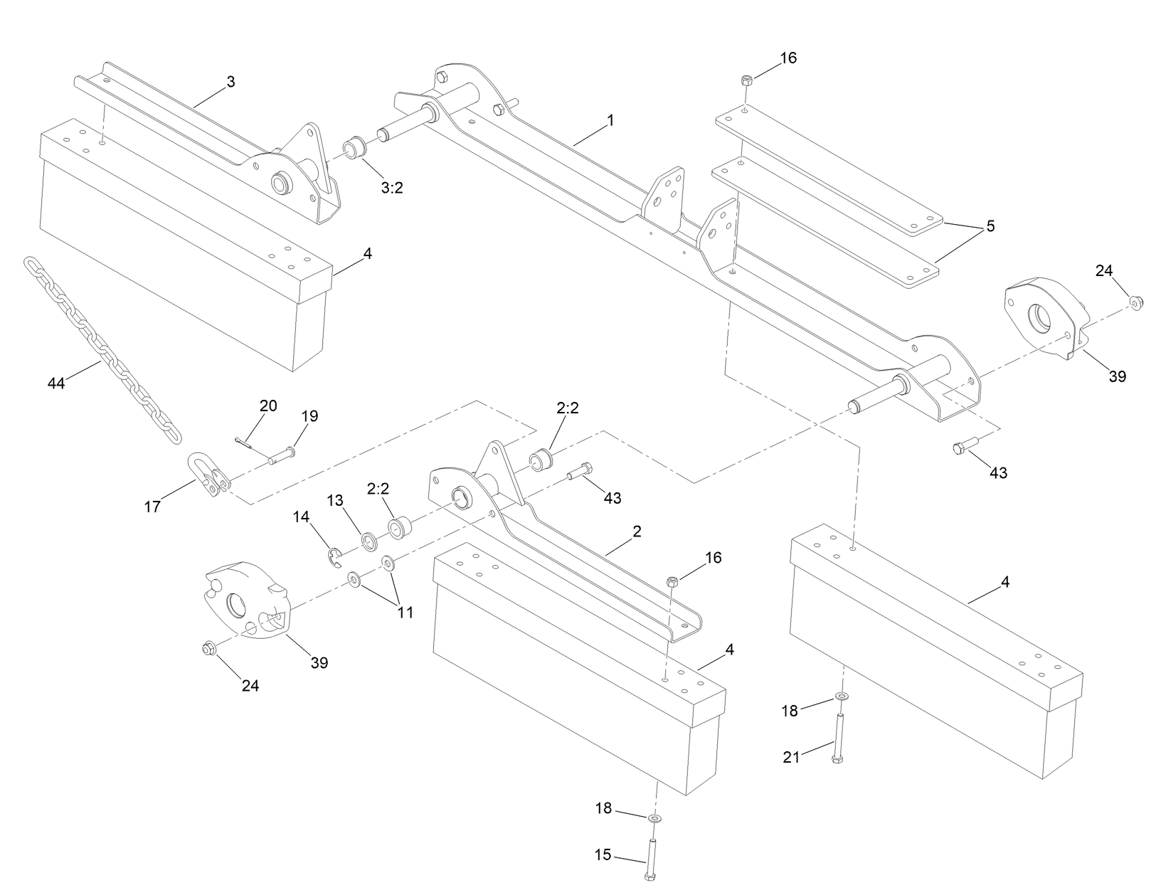 Broom Mounting Assembly