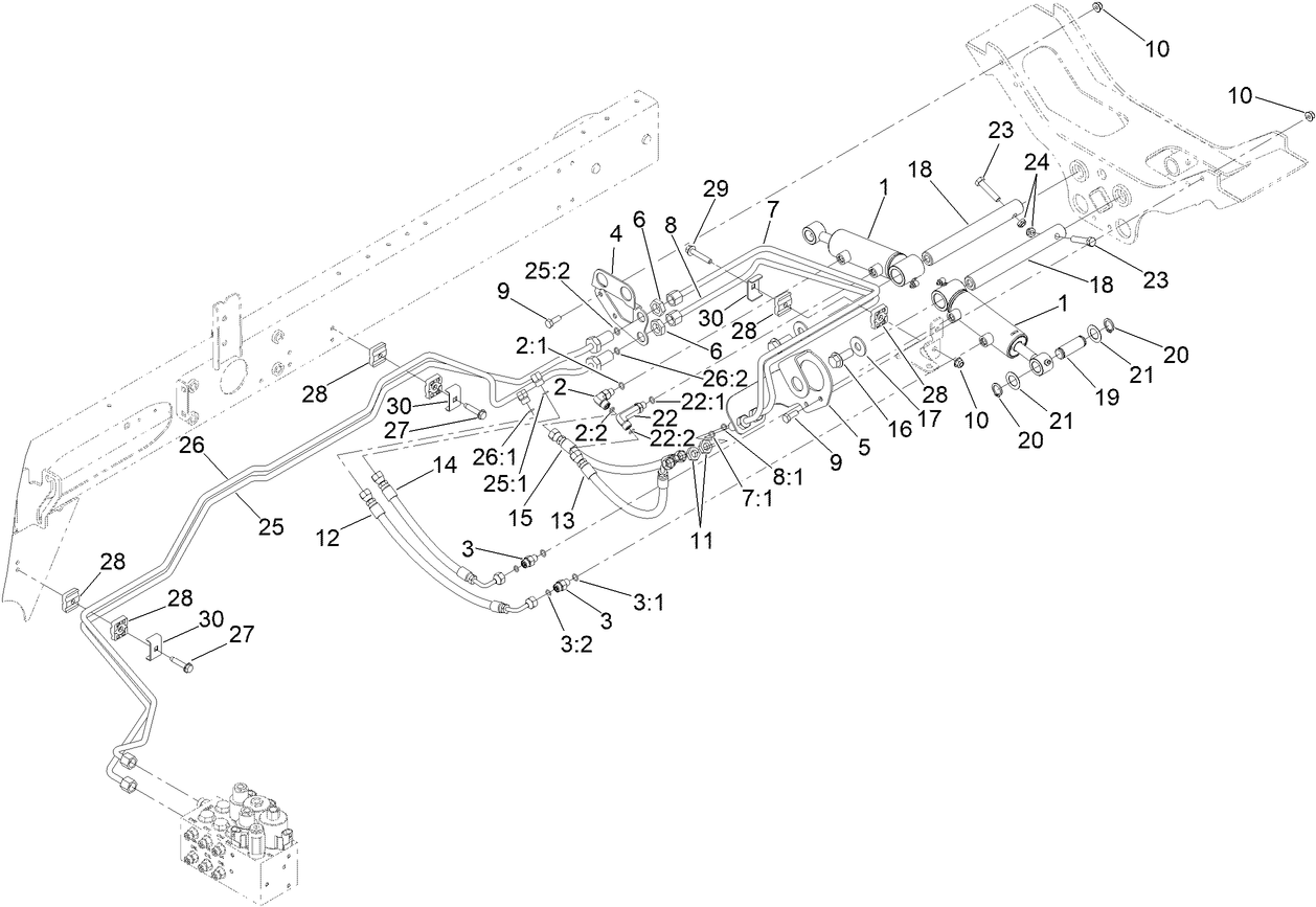 Rear Lift Hydraulic Assembly