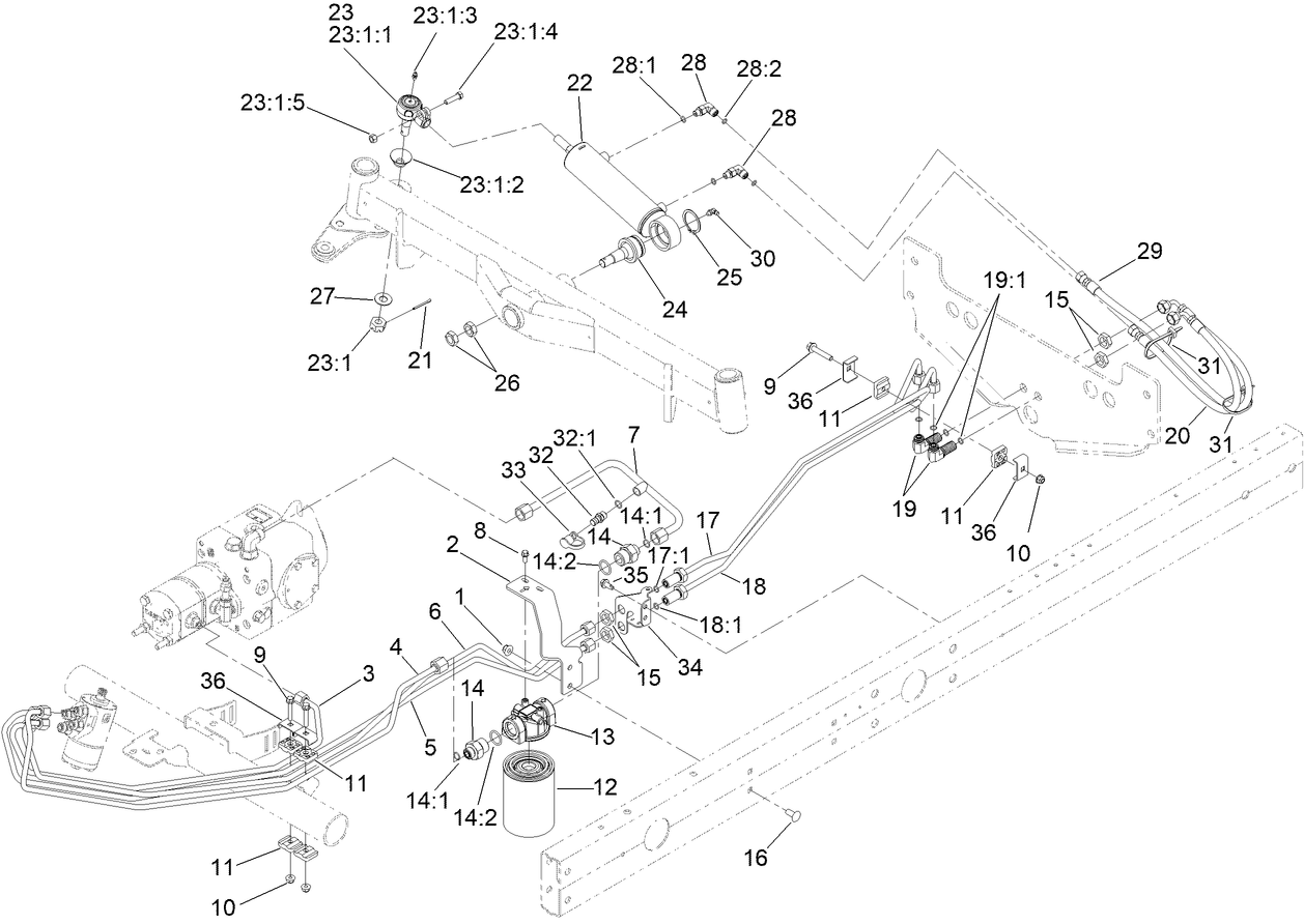 Steering Hydraulic Assembly