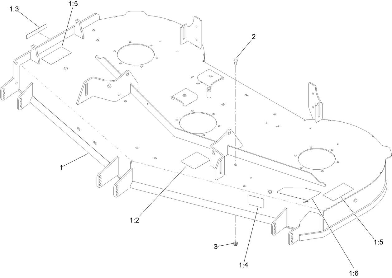 Deck Decal Assembly No. 145-4605