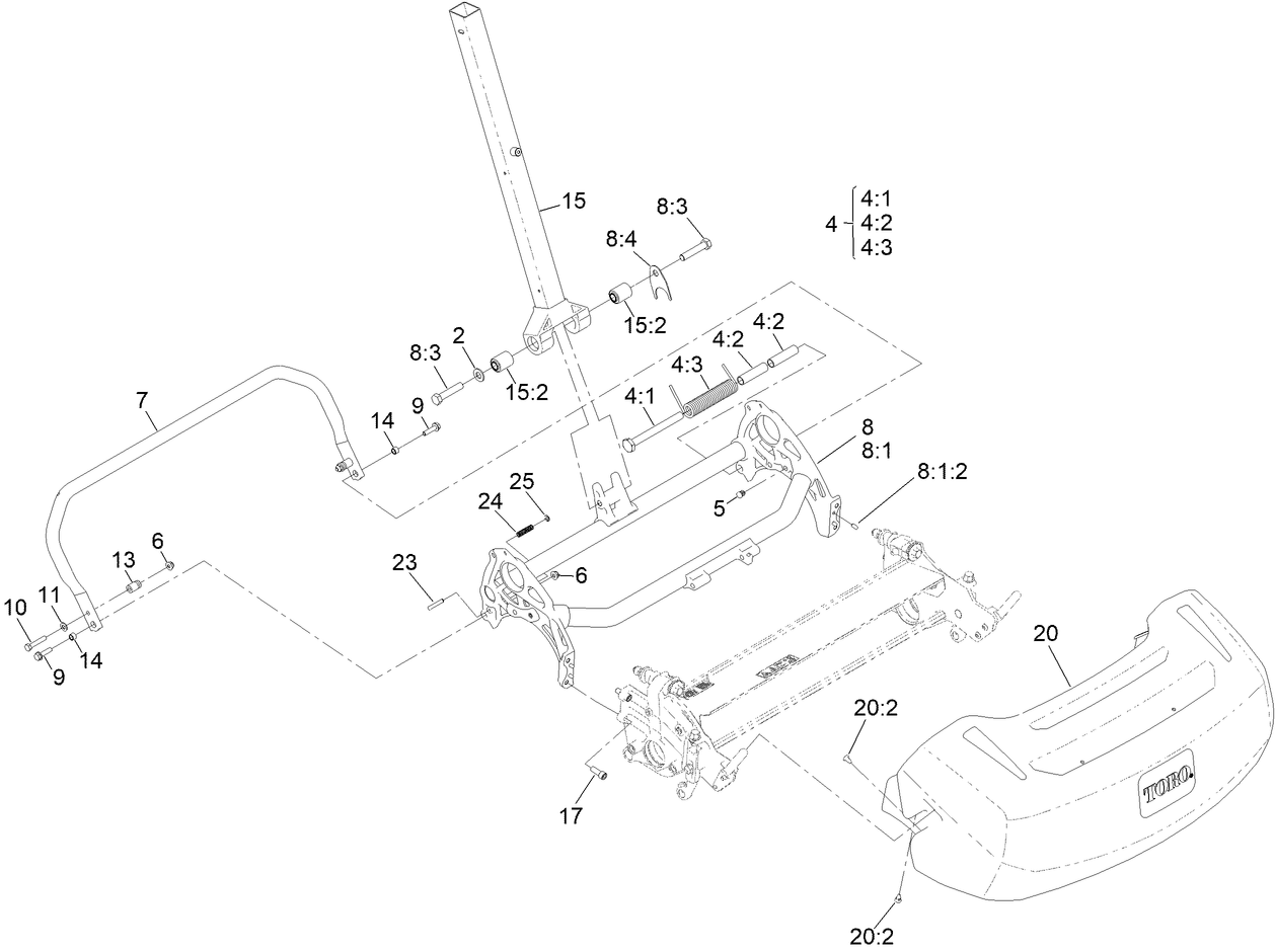 Frame and Handle Mount Assembly