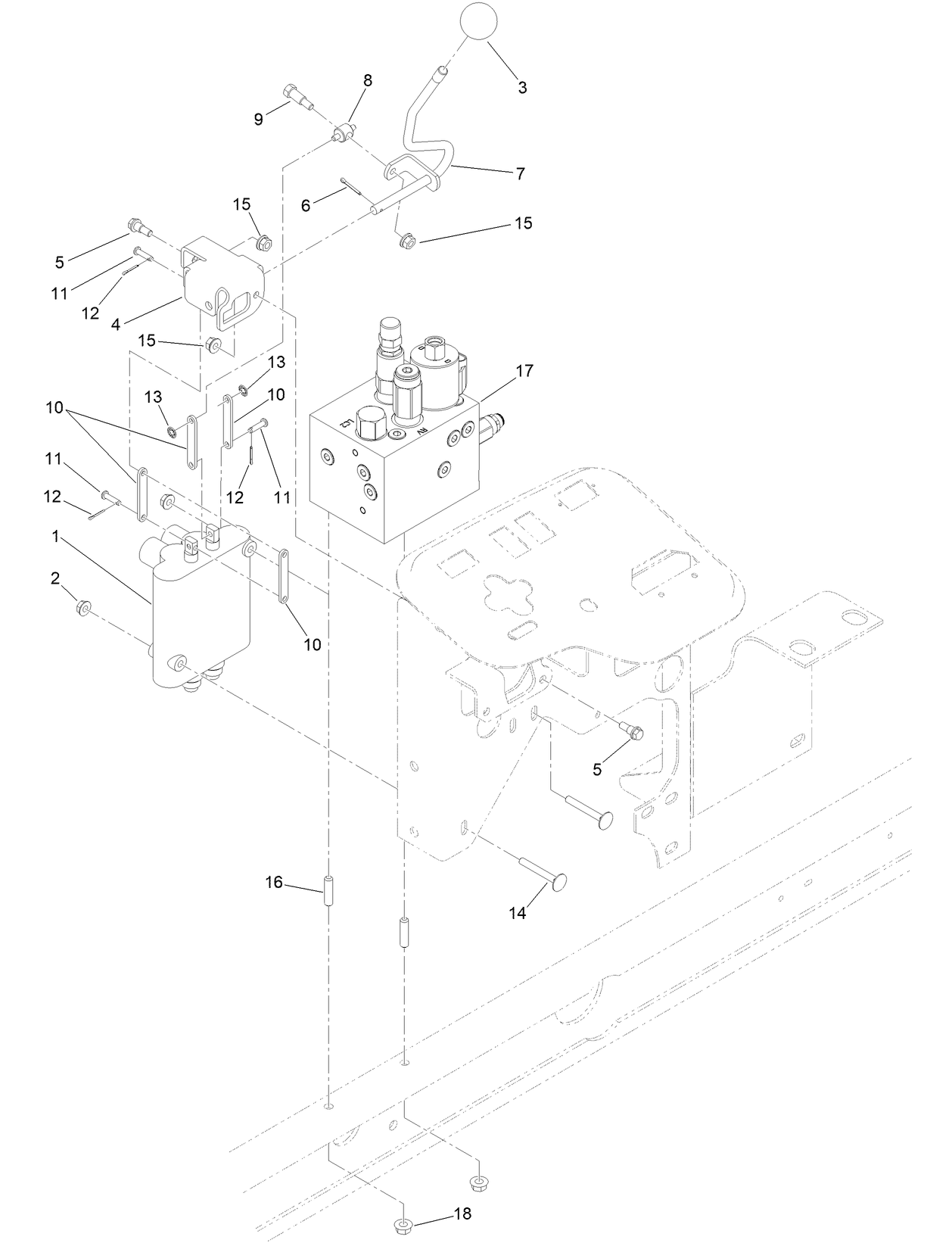 2-Spool Control Valve Assembly