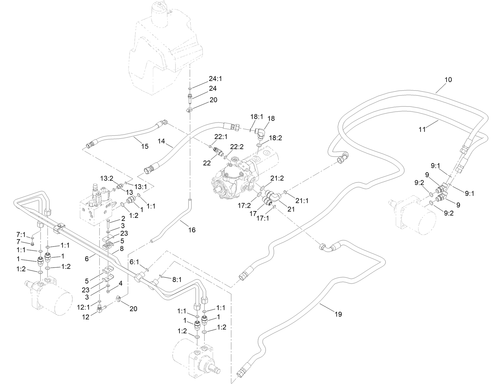 Traction Hydraulic Assembly
