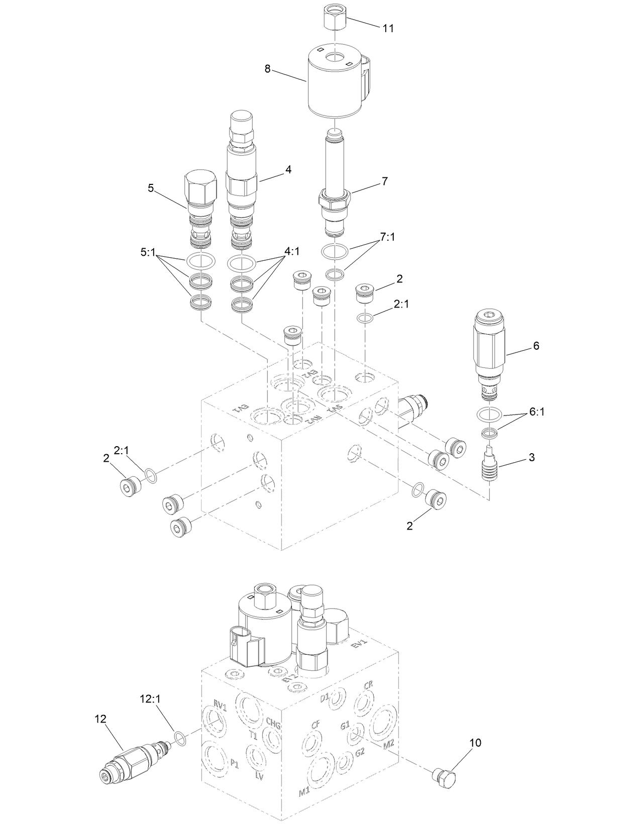 Hydraulic Manifold Assembly No. 145-5279