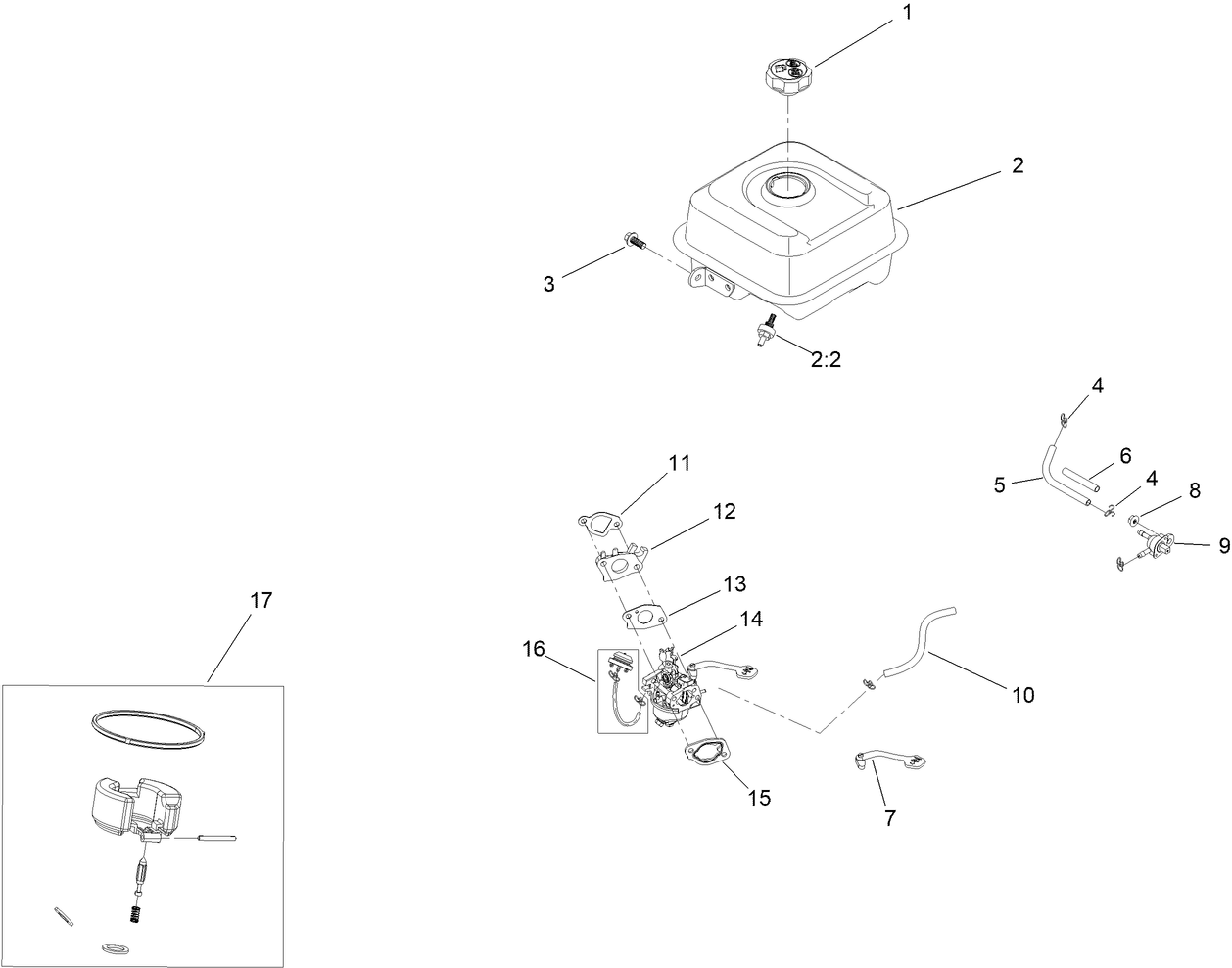 Fuel System and Carburetor Assembly