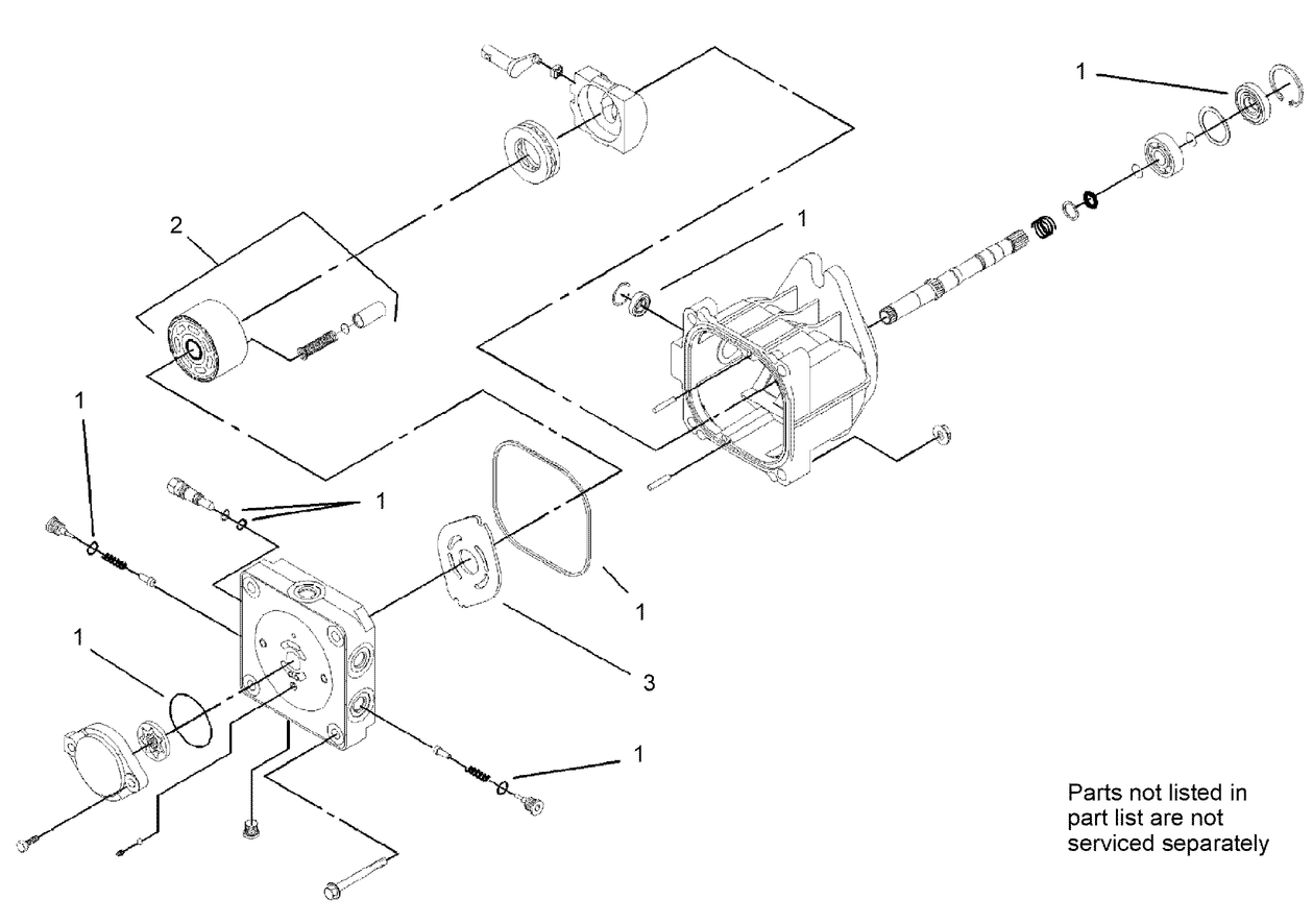 Hydraulic Pump Assembly No.  106-9590 and 106-9591
