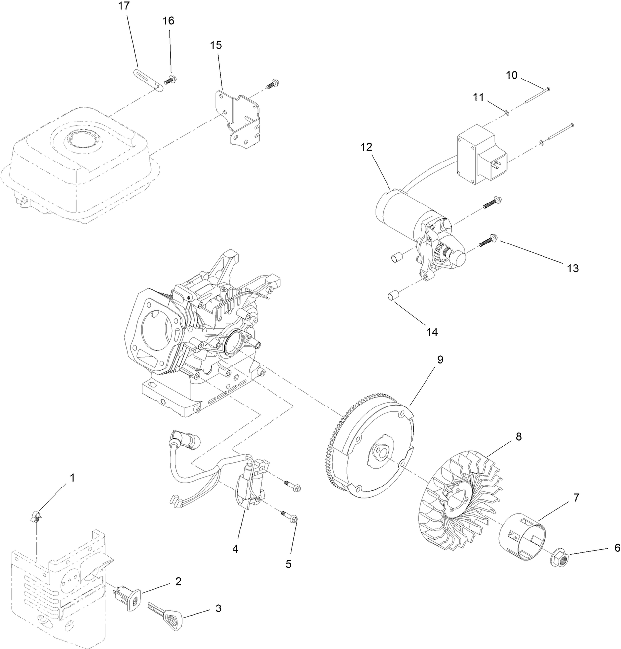 Ignition and Electrical Assembly