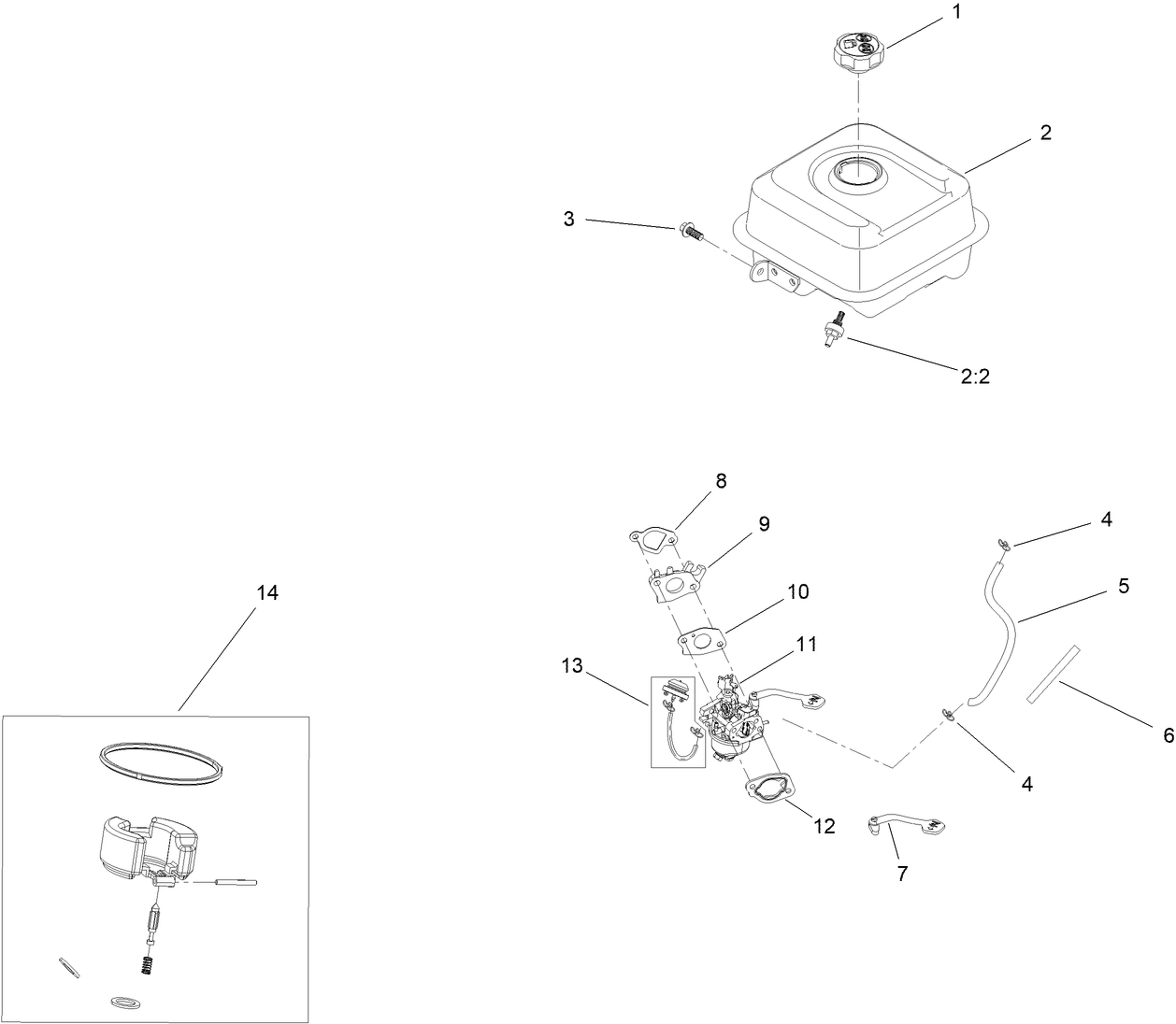 Fuel System and Carburetor Assembly