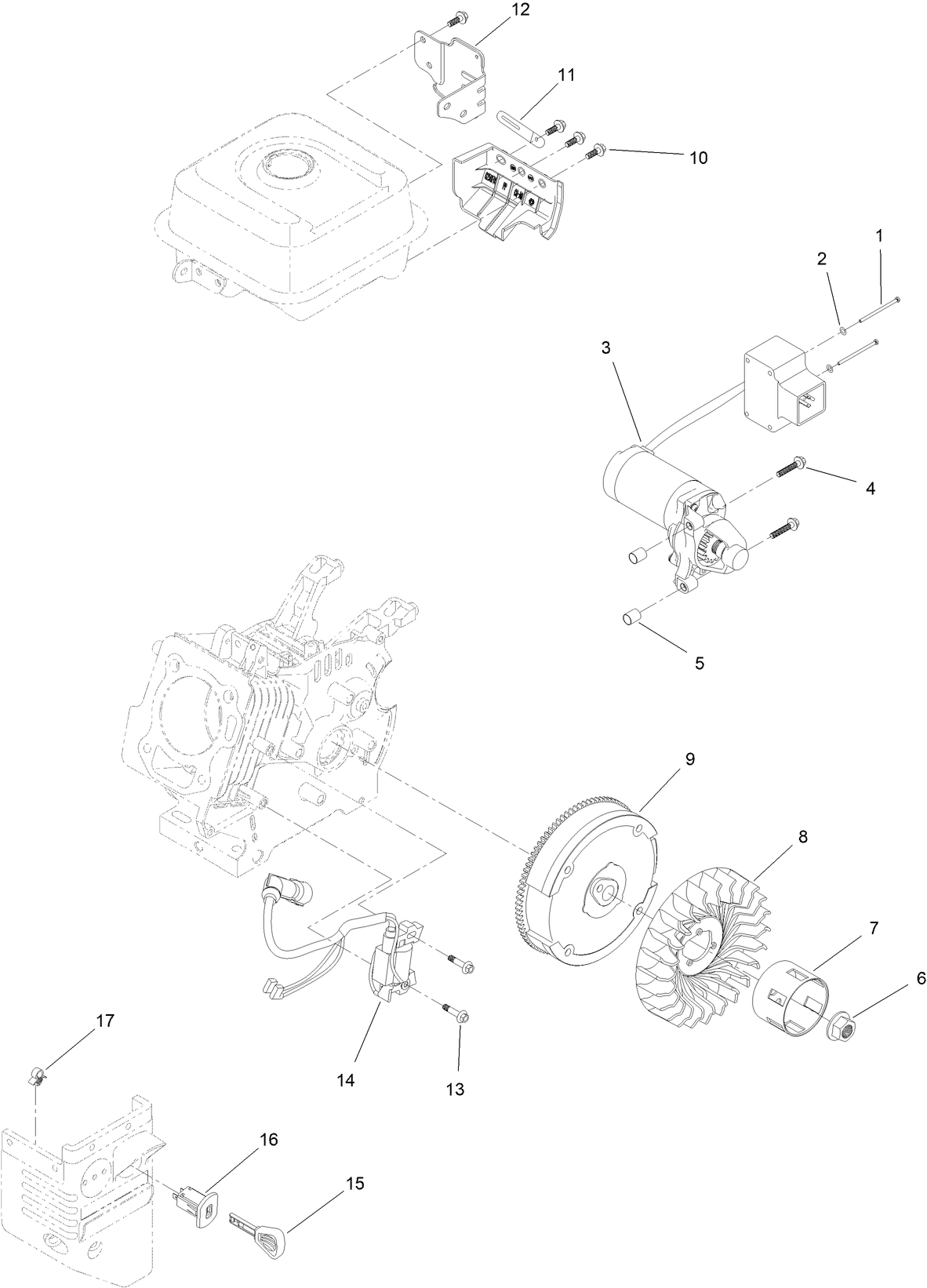 Ignition and Electrical Assembly