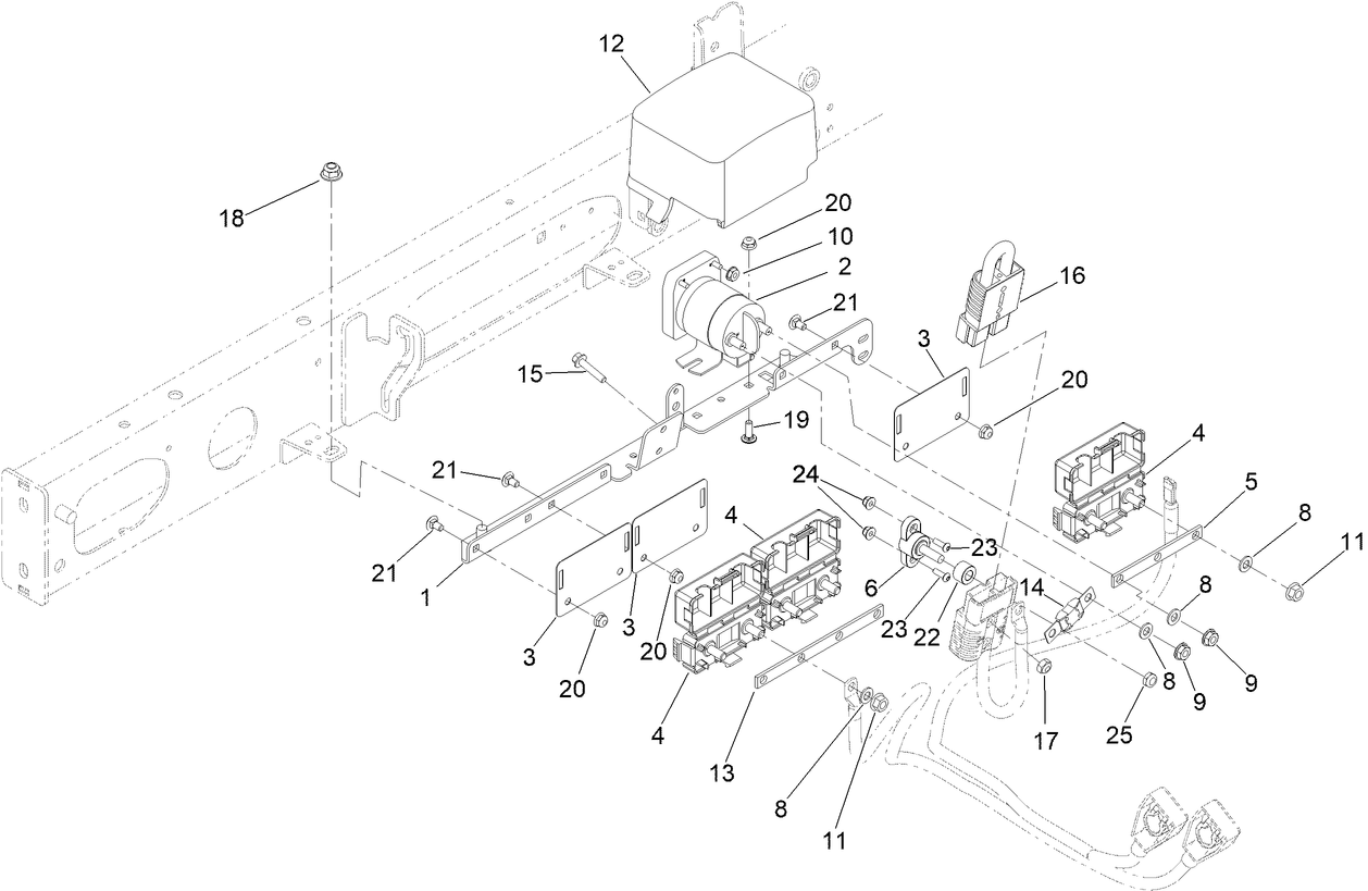 48 Volt Contactor Assembly
