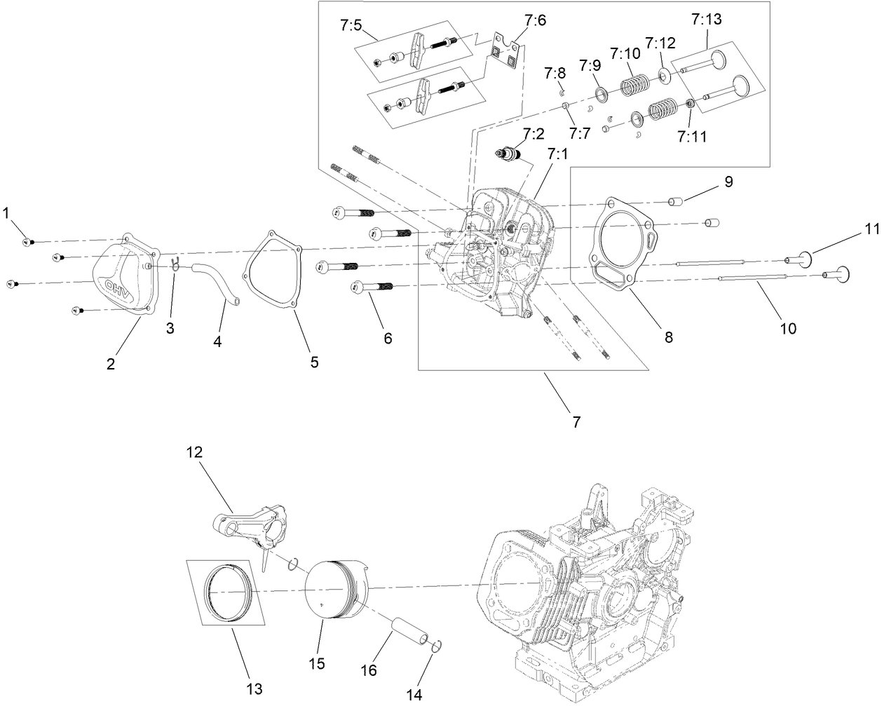 Piston and Head Assembly