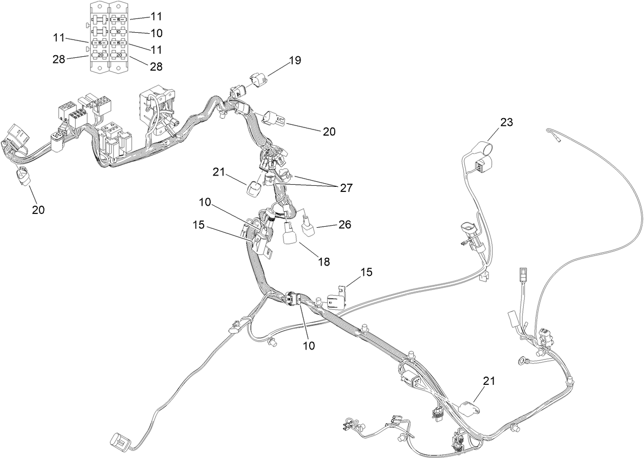Wire Harness Assembly No. 122-2518
