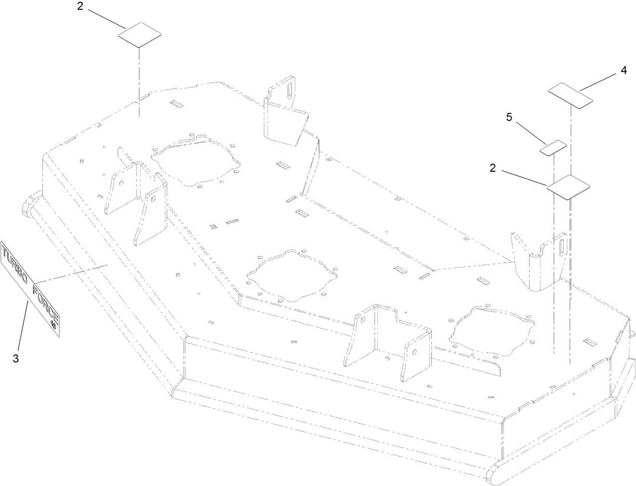 48 Inch Deck Assembly No. 145-3431