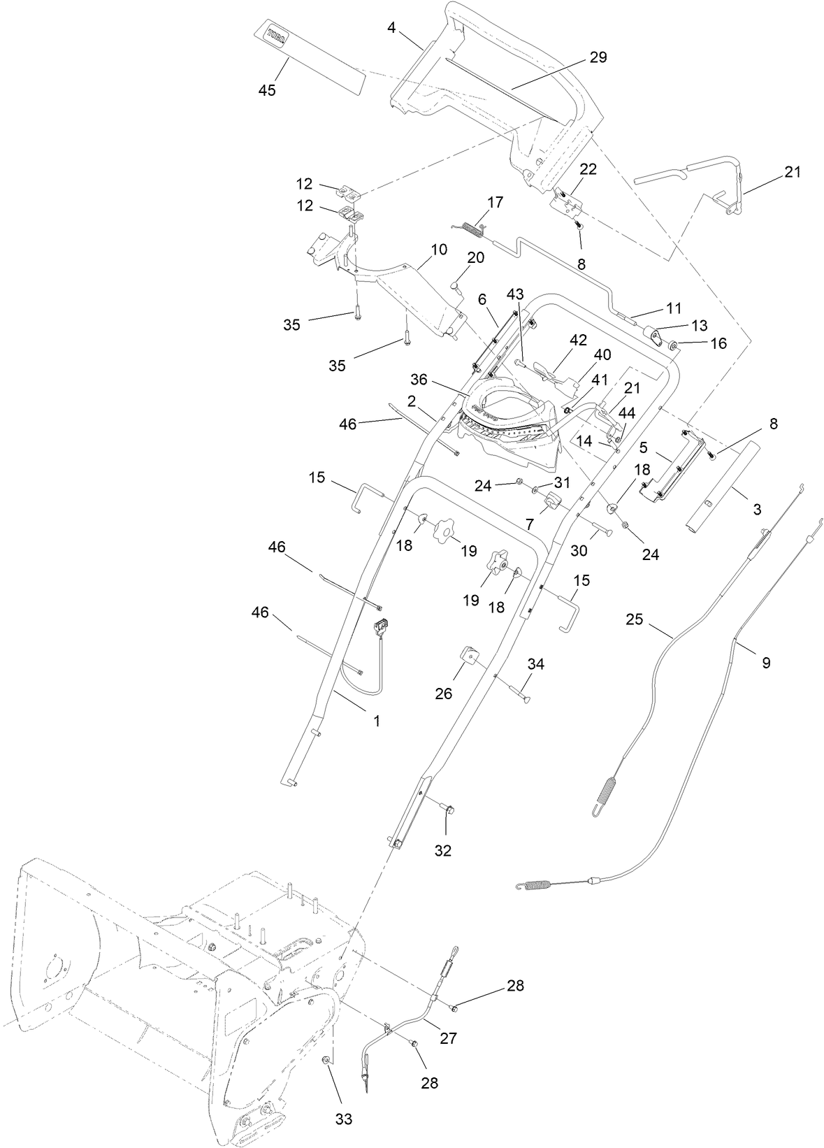 Handles and Control Assembly