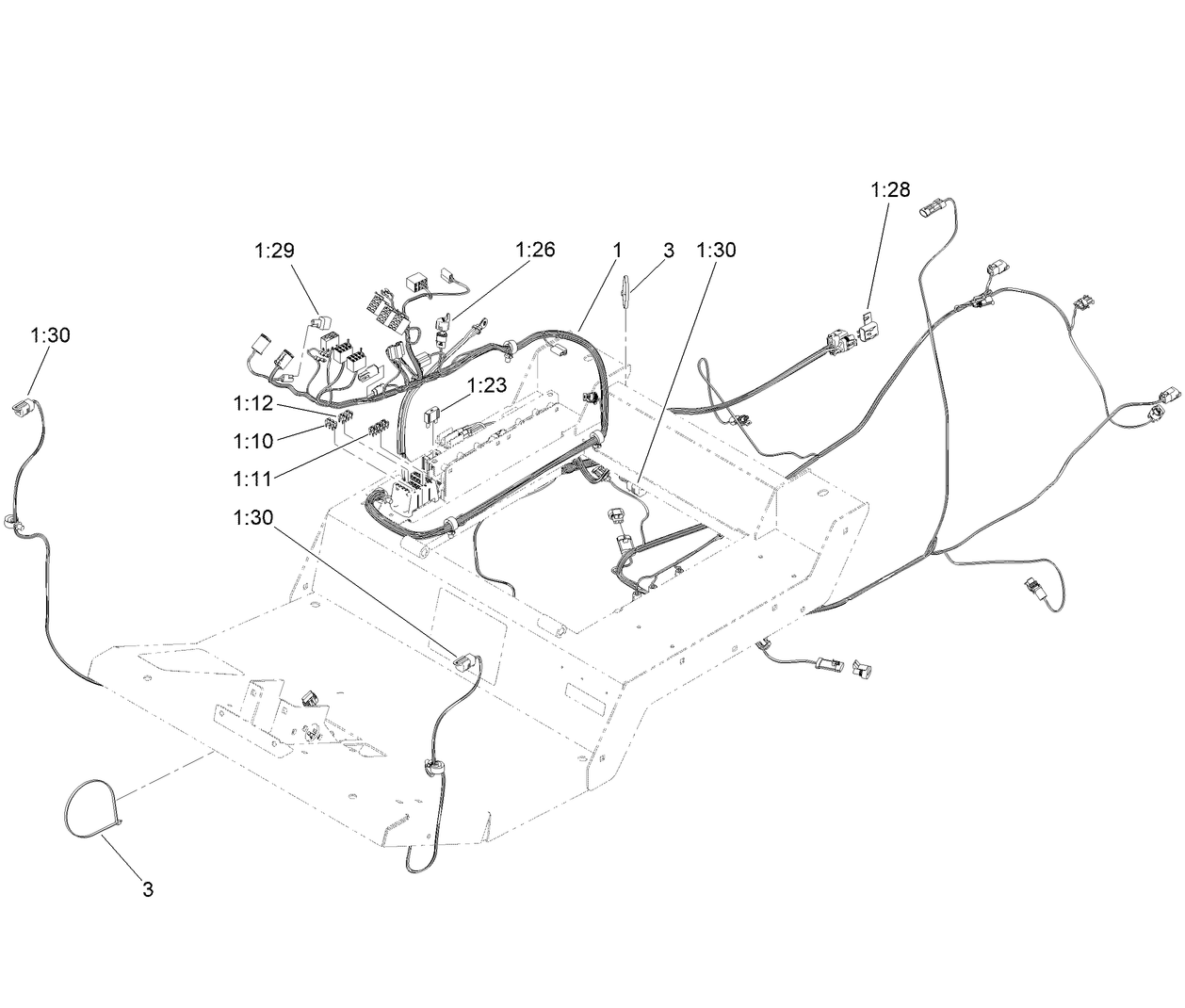 Platform Wire Harness and Fuse Assembly