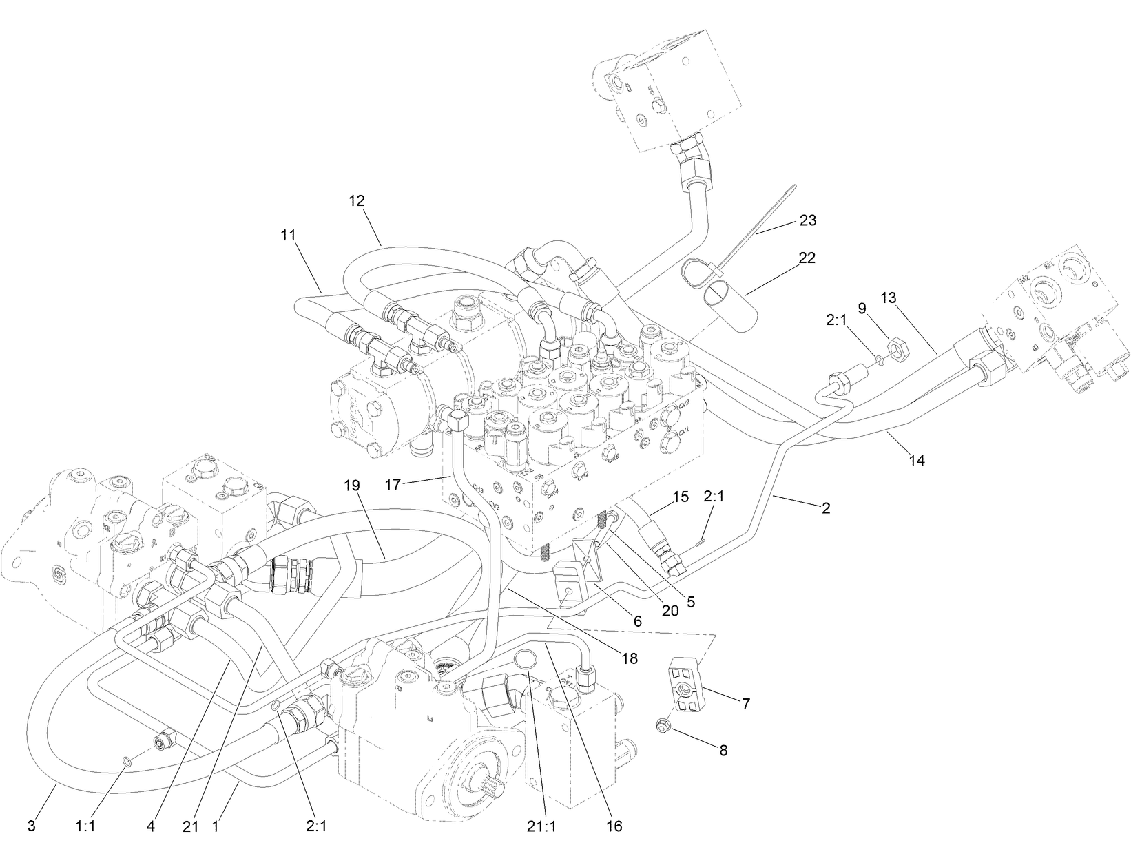 Traction Hydraulic Assembly