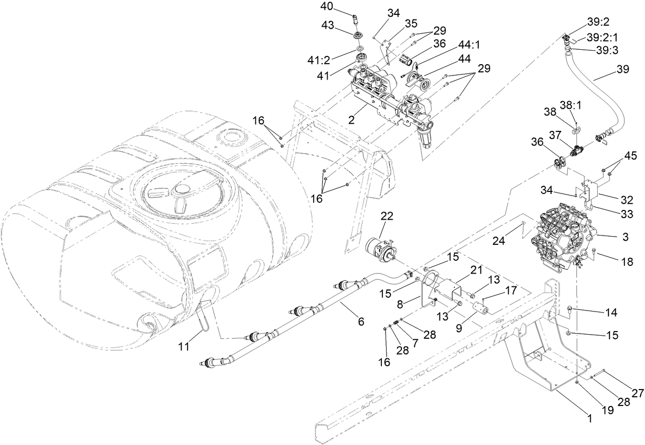 Spray Pump and Valve Assembly