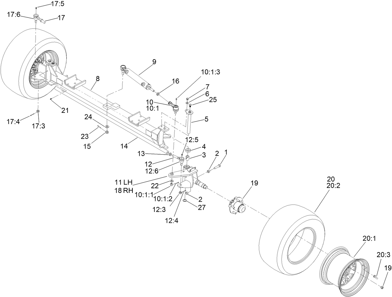 Front Axle Assembly
