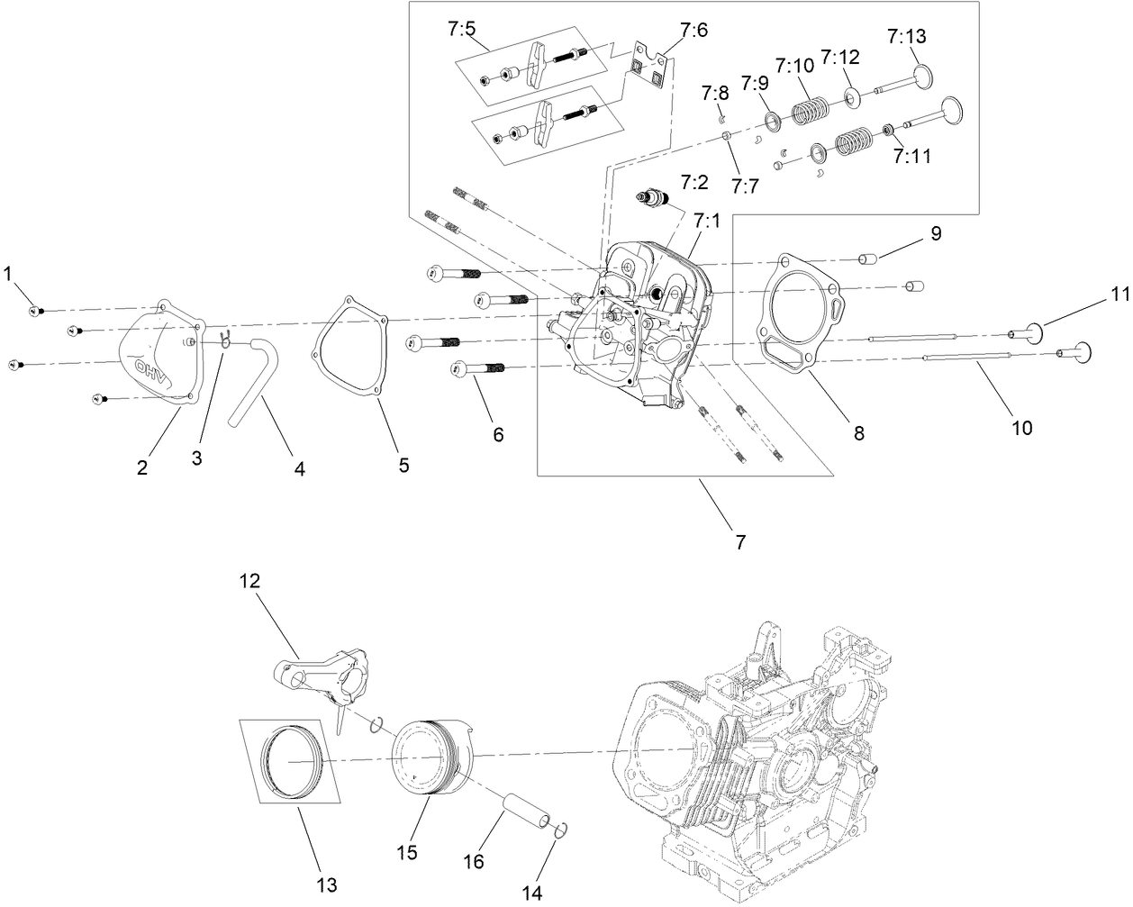Piston and Head Assembly
