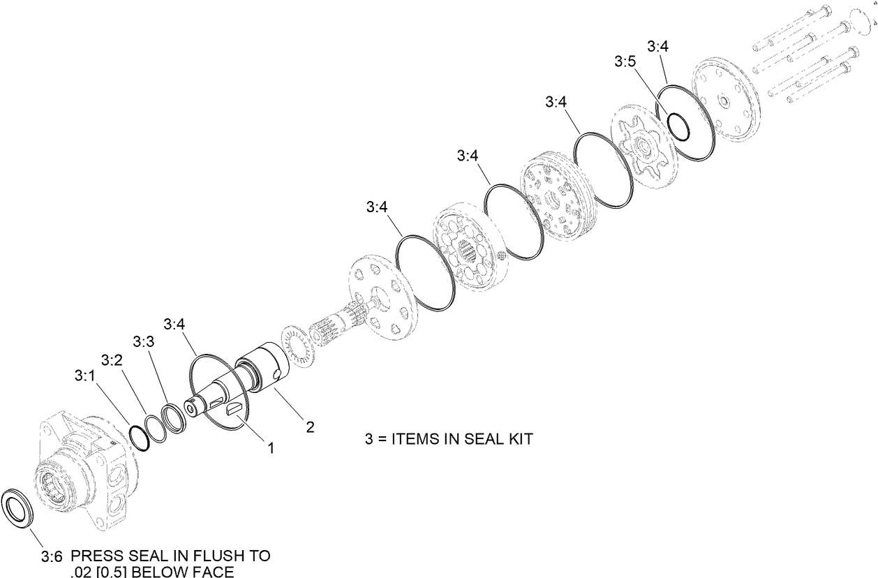 Hydraulic Motor Assembly No. 110-8786