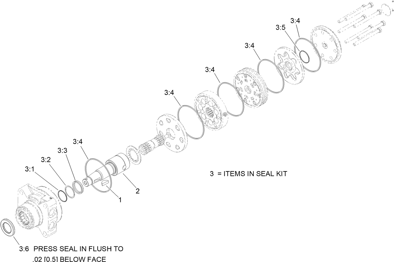 Hydraulic Motor Assembly No. 110-8785