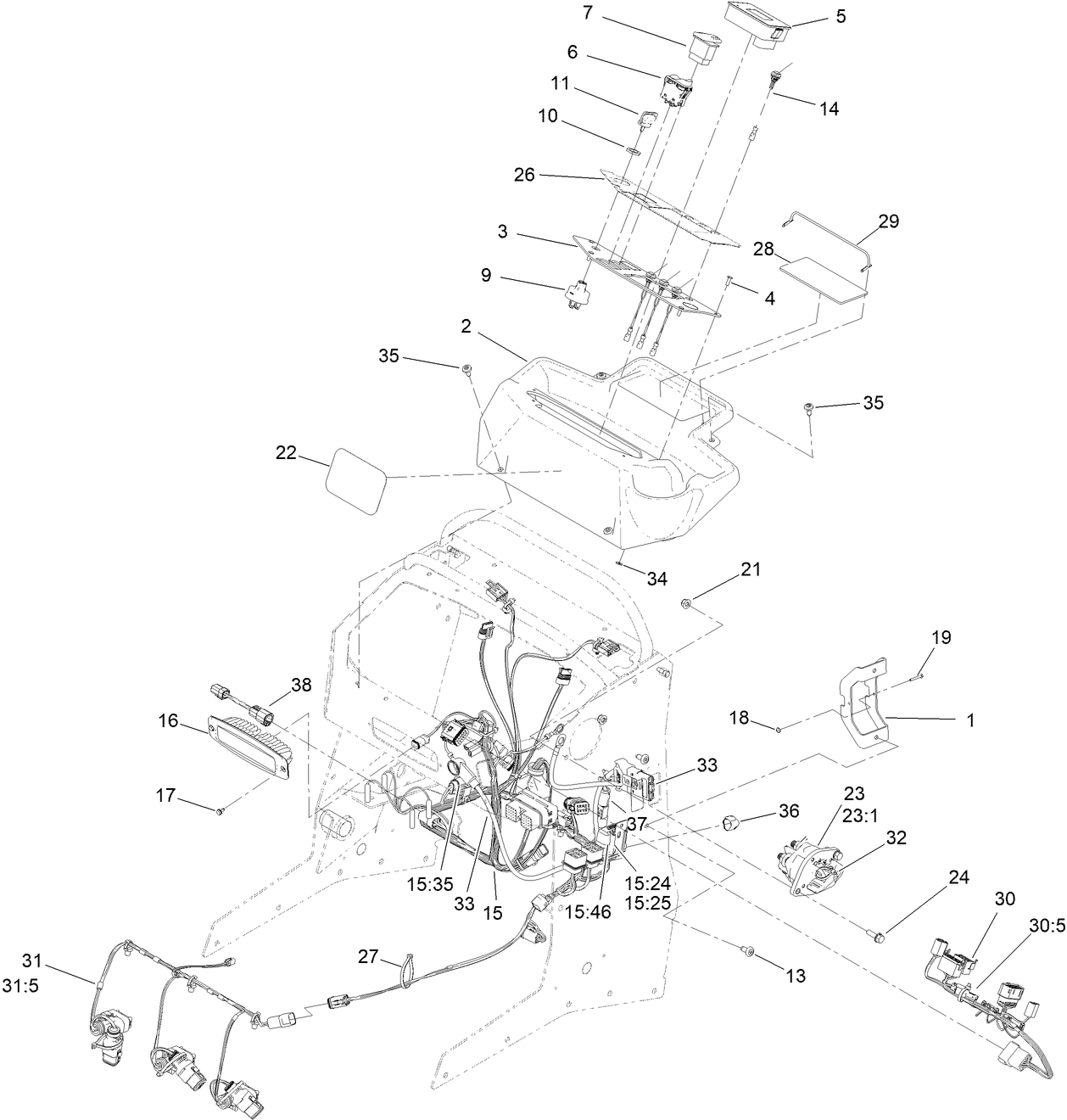 Control Panel and Harness Assembly