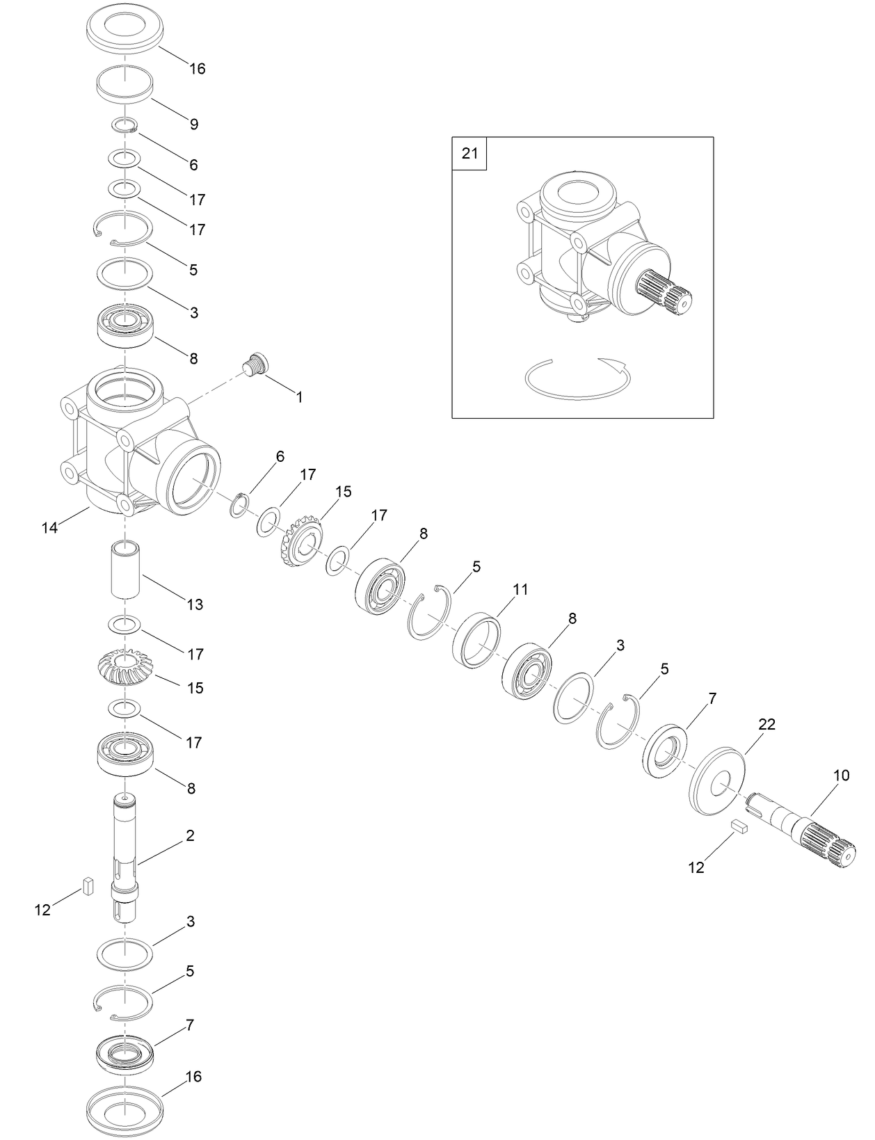 Gearbox Assembly No. 134-0623