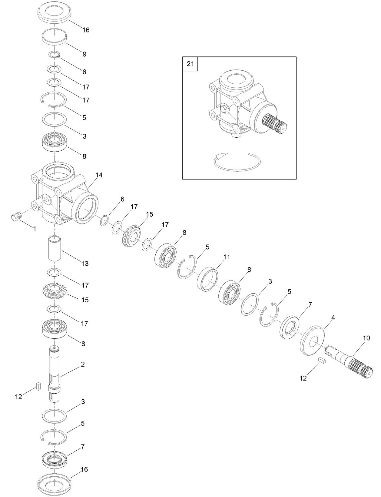 Gearbox Assembly No. 134-0623