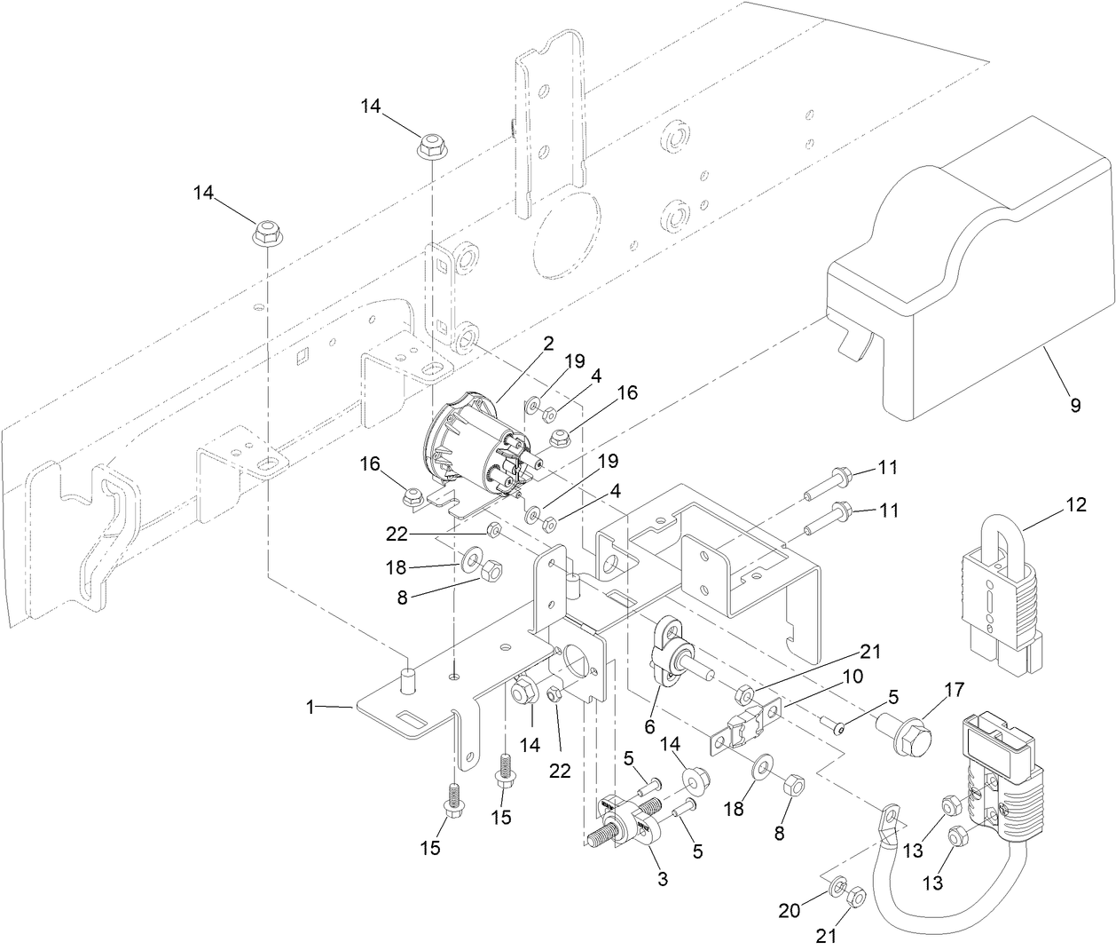 48 Volt Contactor Assembly