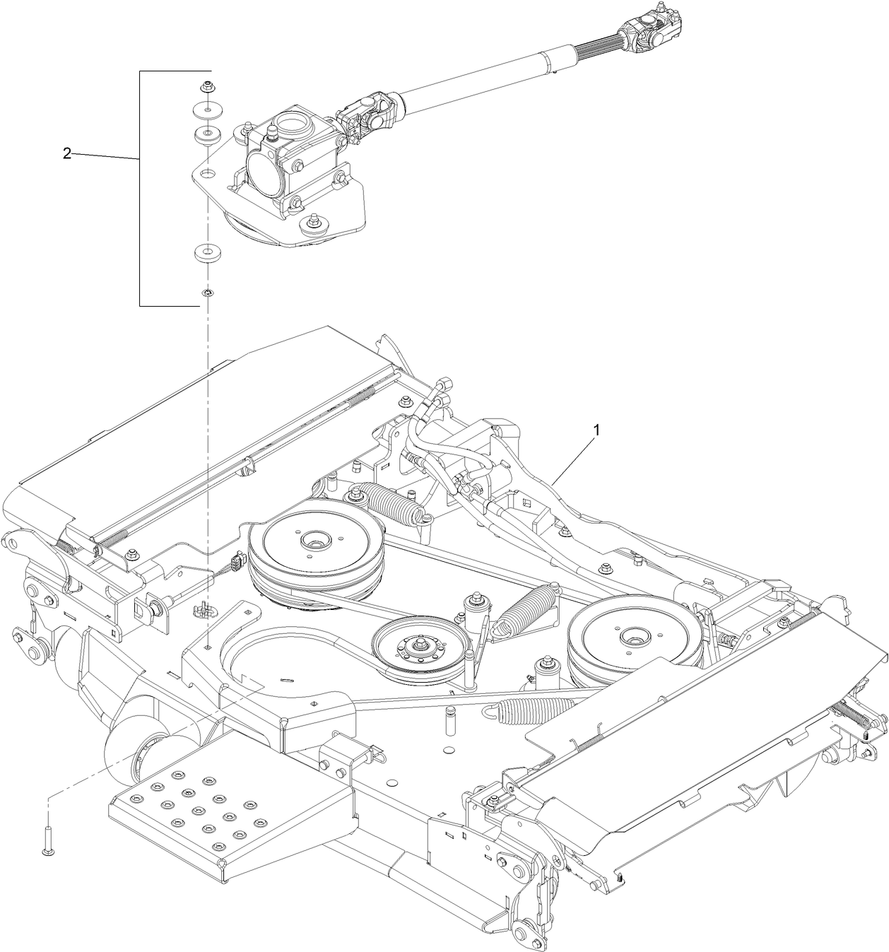 Deck and Gearbox Assembly