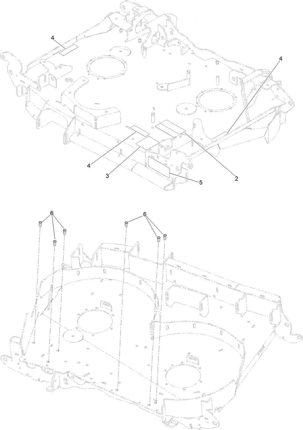 Center Deck Decal Assembly No. 146-0509