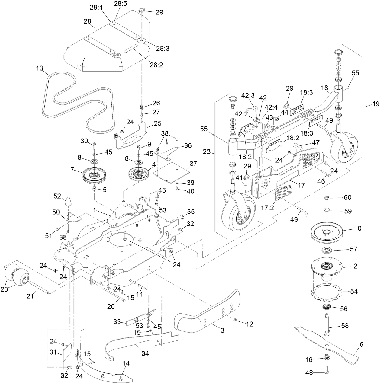 LH Wing Deck Assembly