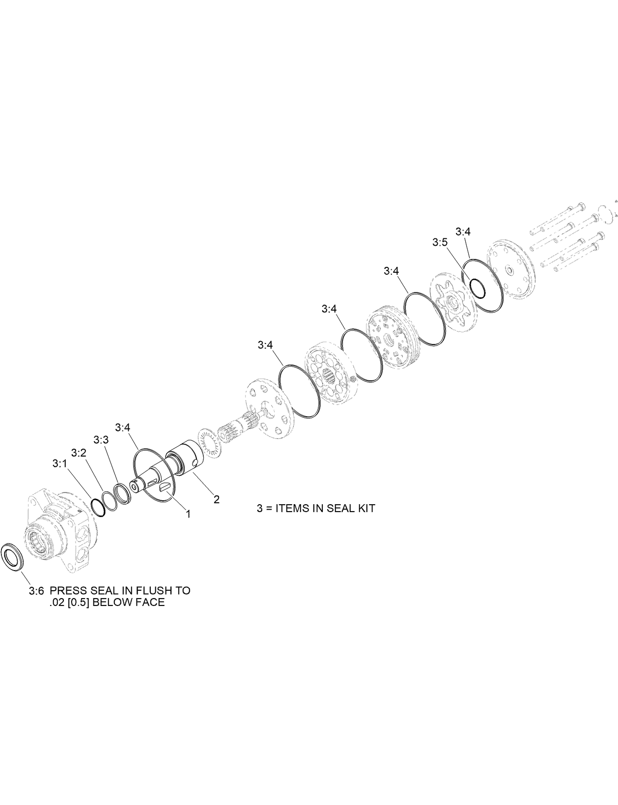 Hydraulic Motor Assembly No. 110-8786