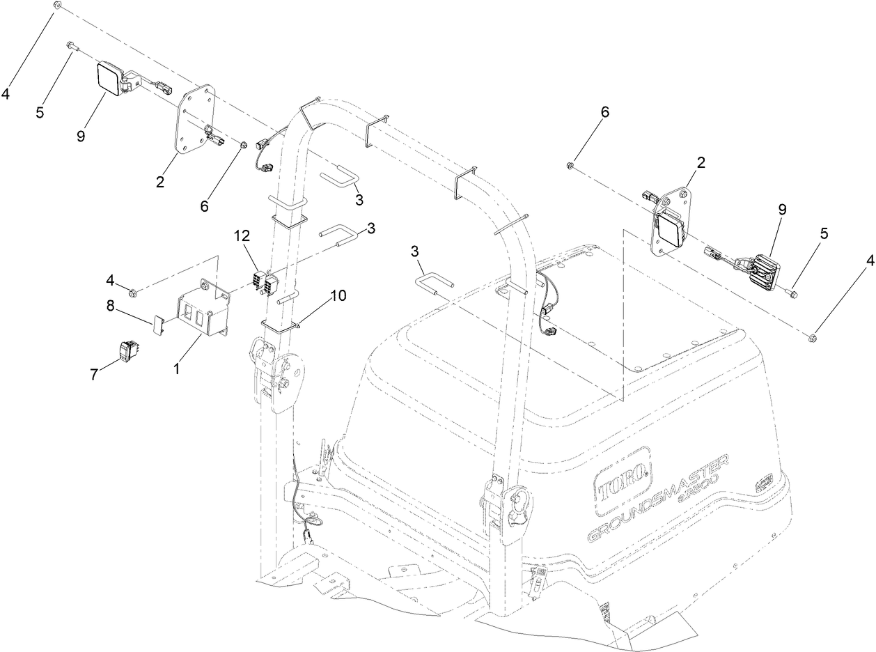 LED Work Light Kit Assembly
